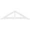 Ekena Millwork Pitch Artisan Architectural Grade PVC Gable Pediment, 48"W x 14"H x 1"P (7/12) GPP048X014X100ART - alternate 3